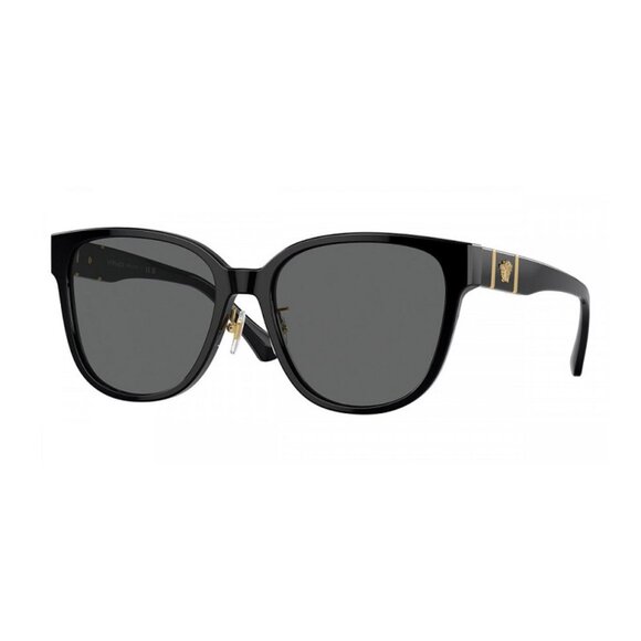 NEW VERSACE SQUARE WOMEN VE4460D GB187 SUNGLASSES MOD 4460D GB1/87 BLACK GREY - Picture 1 of 3